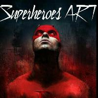 Superheroes art